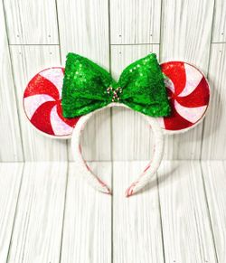 Minnie ears candy cane ￼