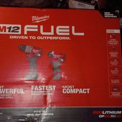 Brand New Milwaukee M12 Fuel Combo Kit