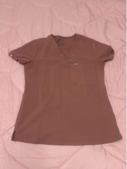Figs XS Mauve Catarina Scrub Top