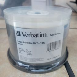 Verbatim DataLifePlus DVD+R DL — 50 Pack
