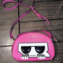 Pink handbag