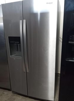 Whirlpool Side-by-Side Stainless Steel Fridge
