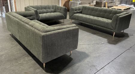 Isla Fabric Sofa Collection – 3 Piece Set Available