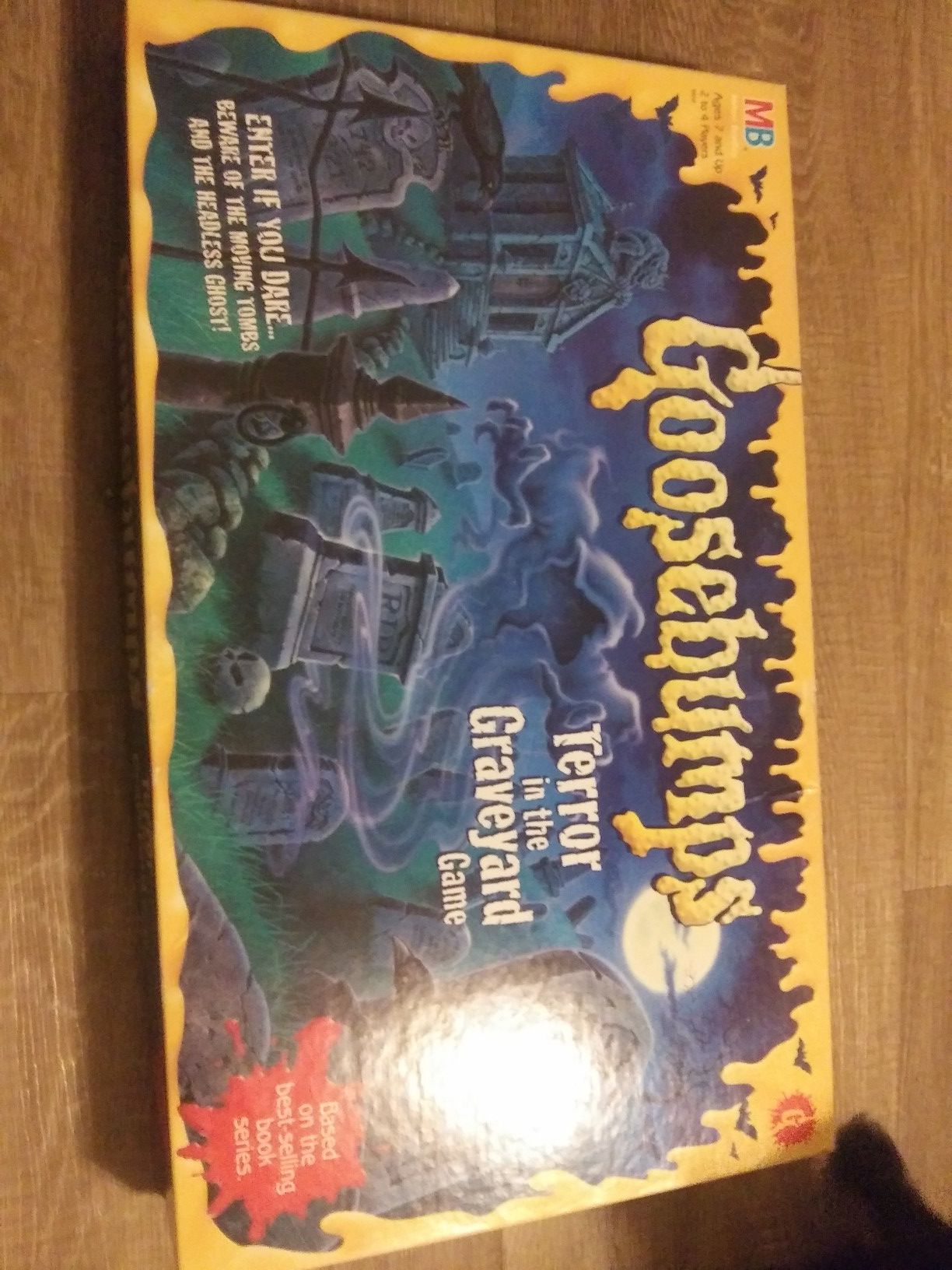 Goosebumps board game with pieces