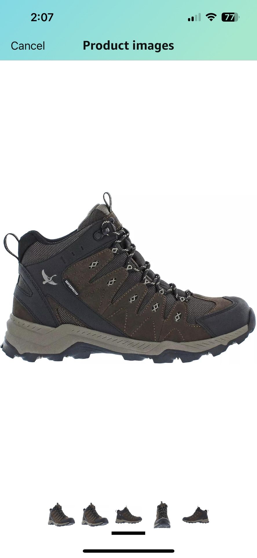 Eddie Bauer Sz 8.5 NEW Waterproof Outdoor Work Boots  Maple Ridge Brown Men