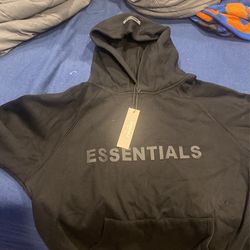 Black essentials Hoodie 