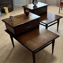 💌 Three ANTIQUE Tables RARE FIND 