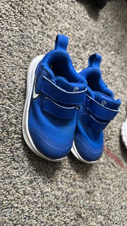 Nike Kids Sneakers Blue Velcro