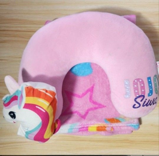 Kids Travel Set Blanket And Neck Pillow
