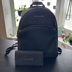 Michael Kors Backpack and Wallet