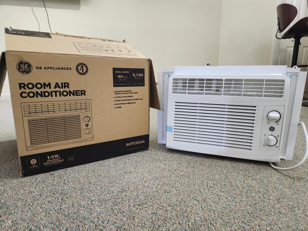 GE 5,100 BTUs Air Conditioner Small Room Window AC for Sale in