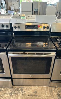 GE Stainless Steel Electric Range Self-Clean