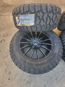 18" New black satin wheels & New RT tires for MERCEDES Benz GLE350/ML350
