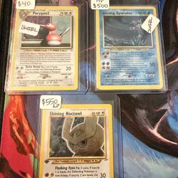 Vintage Pokemon Cards Neo Revelation Neo Destiny