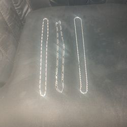 .925 Sterling silver chains