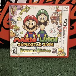Mario & Luigi Superstar Saga ( Nintendo 3Ds ) Orignal Case Only .