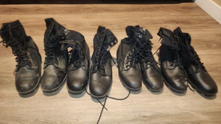 Black Military Combat Boots