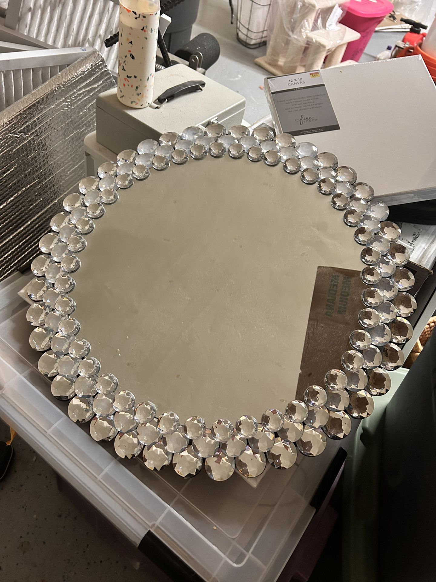 Gorgeous, Vintage MCM Style Modern-mix Mirror Glam Mirror **delivery available $5+***