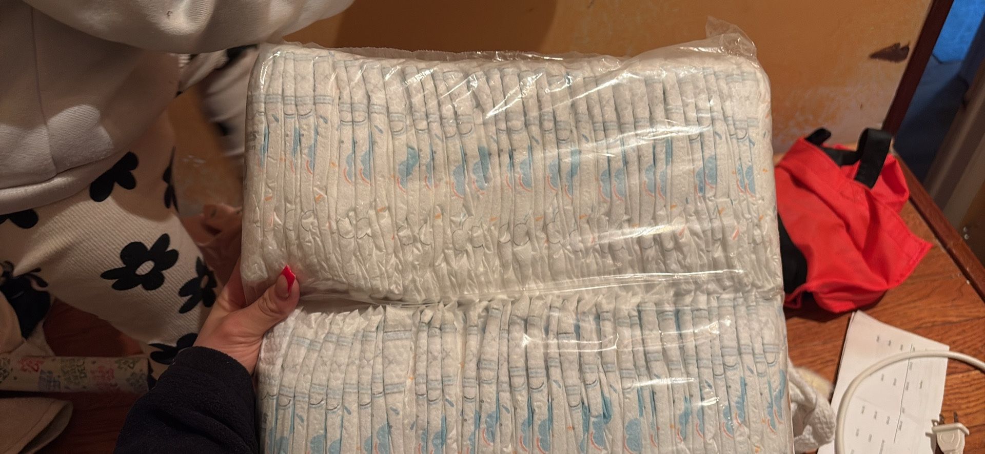 Newborn diapers & clothes