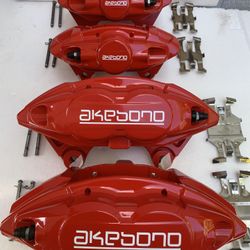 Used, Like New Infiniti G37 G35 350Z 370Z Akebono Big Calipers Brakes Set