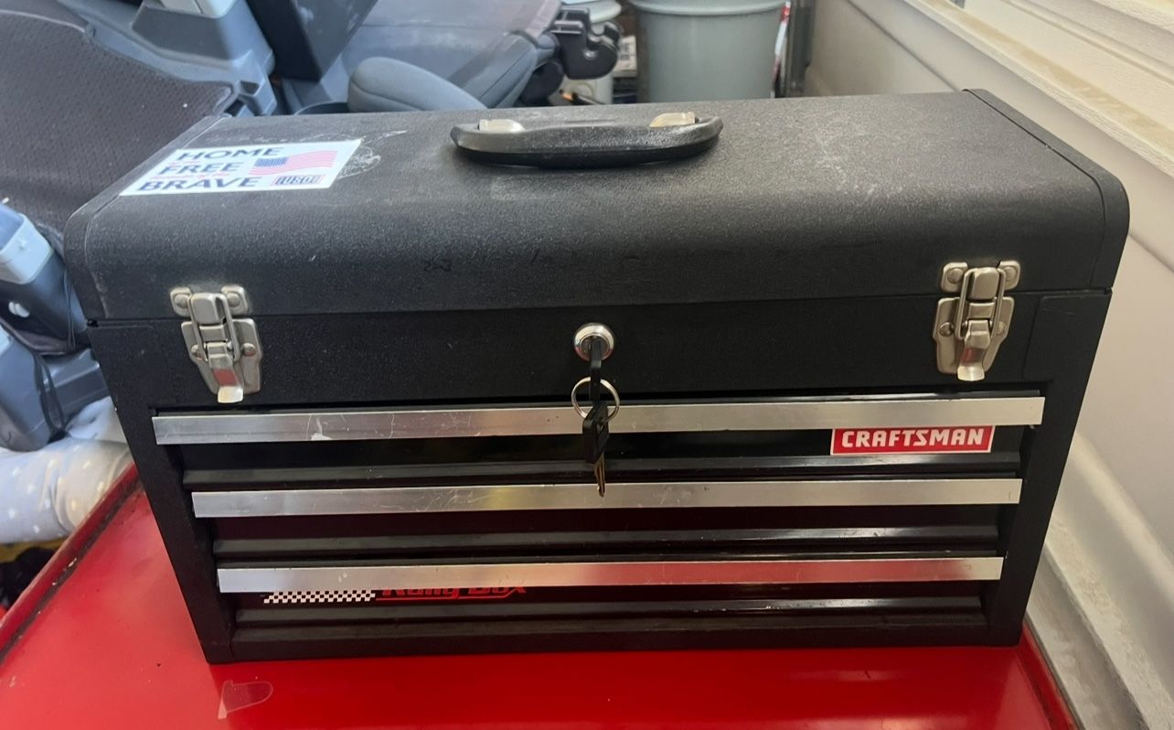 Craftsman Tool Box - 3 Drawers - Lock & Key