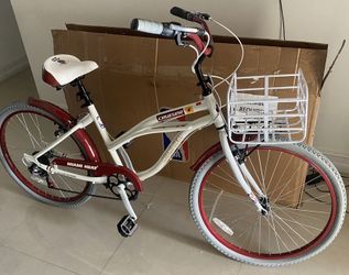 Miami Heat Beach Cruiser Bike adult size-7speed-new Never Used