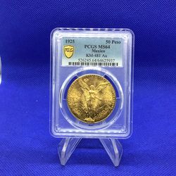 1925 Centenario Mexico gold coin