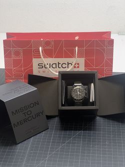 Omega Swatch Moonswatch Mercury Watch NEW