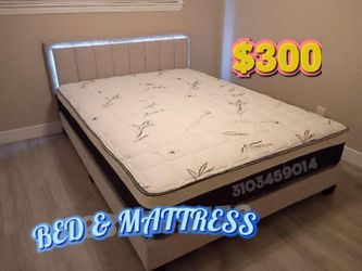 Queen Size Bed With Mattress