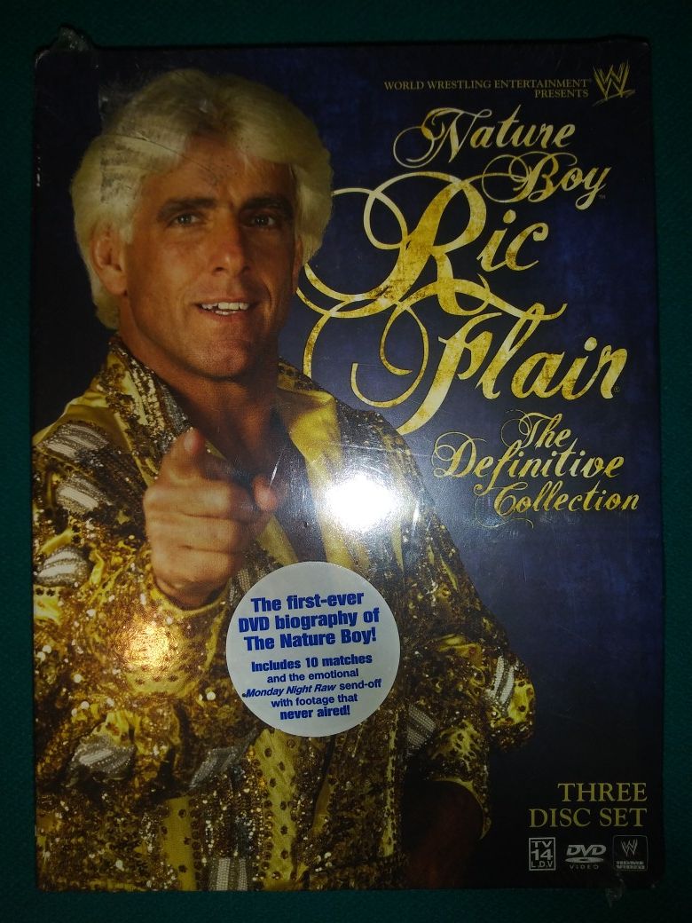 World Wrestling Entertainment The Nature Boy Rick Flair Bio DVD 3 disc set
