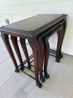 Antique nesting tables