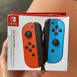Nintendo Switch Joycons Color Blue And Red 