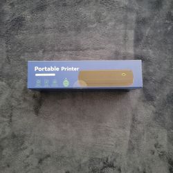 Portable Printer Wireless for Travel，Bluetooth Thermal Printer Support 8.5" X 11" US Letter &Legal, A4&A5 Thermal Paper, Inkless Printer Compatible wi
