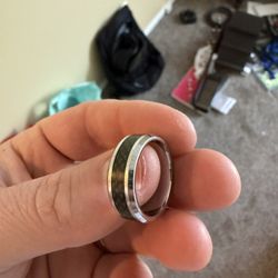 Chrome graphite Ring