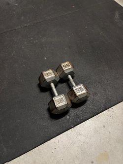 55 lb dumbbells x2 - $90 for the pair