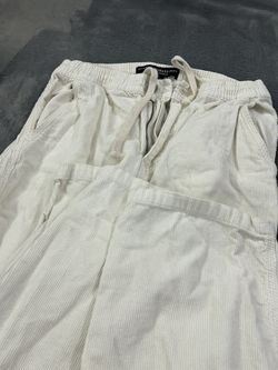 White Corduroy Pants