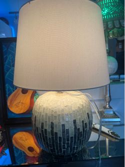 Mosaic Shell Table Lamp
