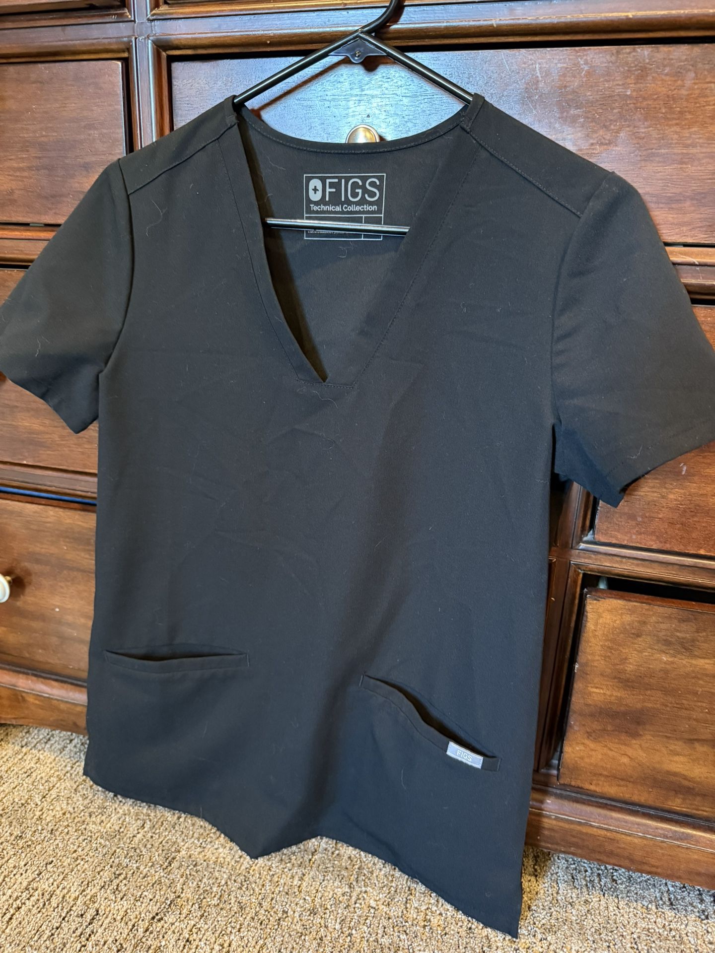 FIGS Black Scrubs XS