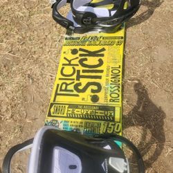 Rossignol 150 Cm Trick Stick Snowboard And Bindings