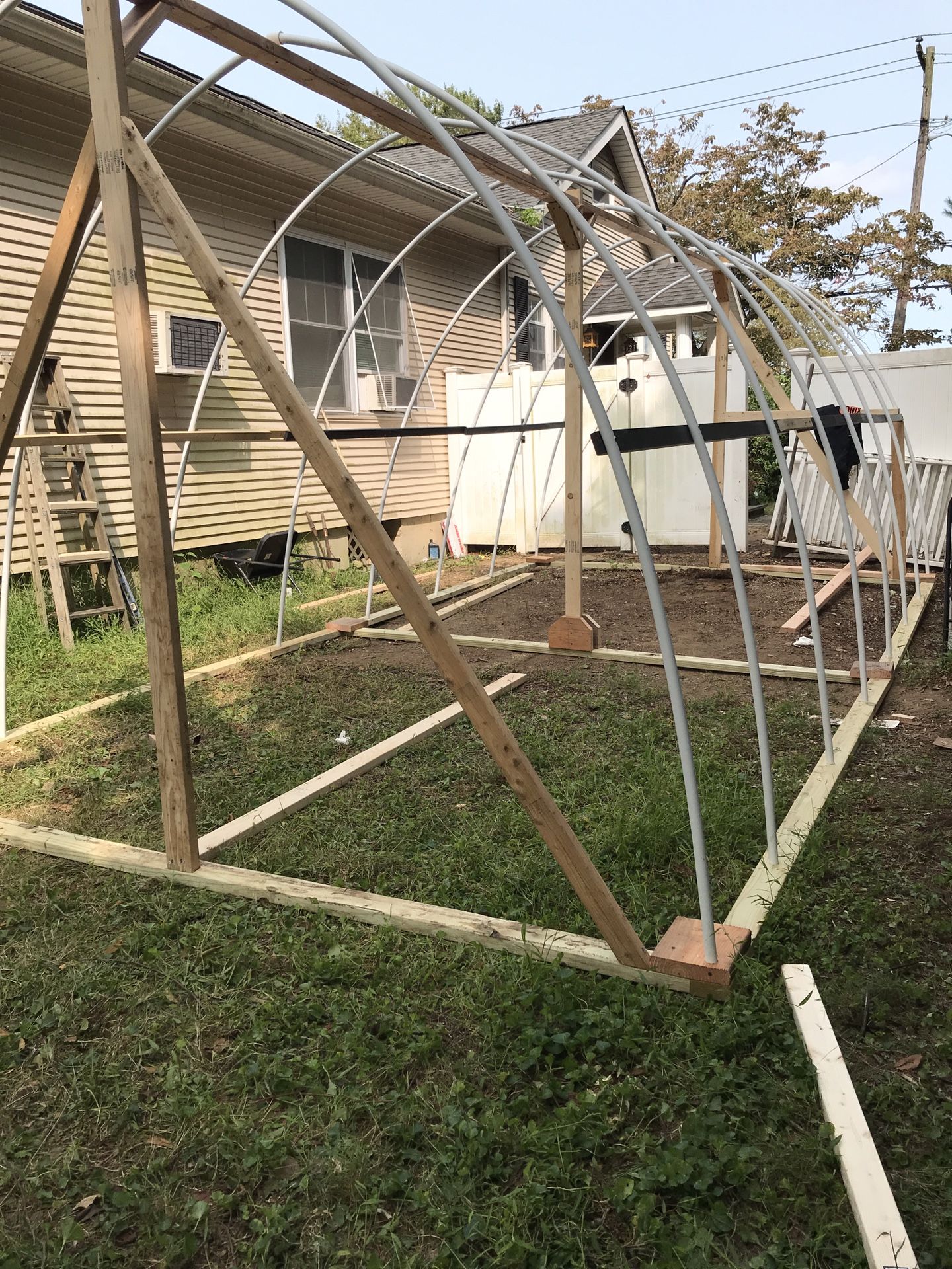 Hoop house green house