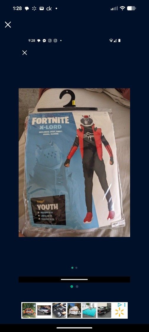 Fortnite X-Lord Kids Costume