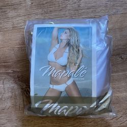 New In Package - Women’s Mapale White 2 Piece Bikini - M - Made In Colombia 