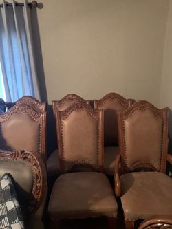 Huge dining table with China for sale