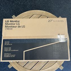 27” LG Computer Monitor (Brand New, Never Opened)