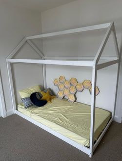 Kids House Floor Bed