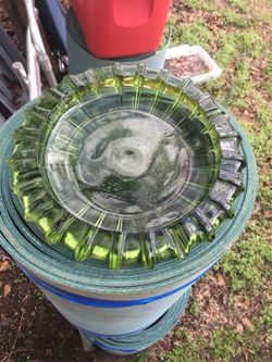 Big Old green ashtray