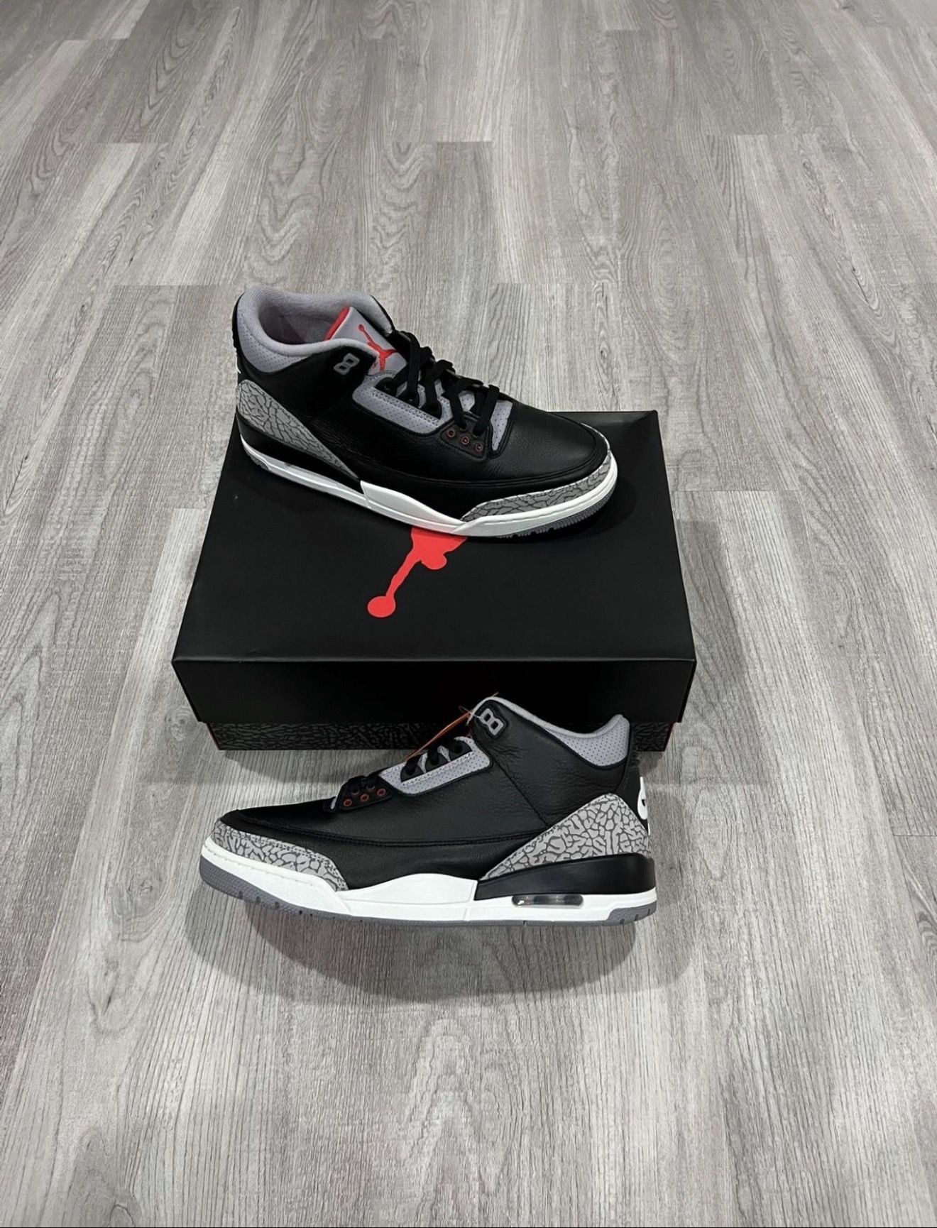 Jordan 3 Retro Black Cement Men Size 12 New