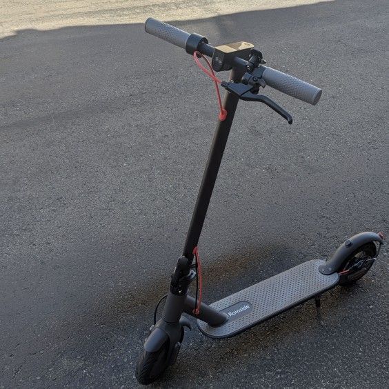 Adult Electric Scooter 350W Motor, 8.5" Solid Tires, Up to 20 Mile Range, 20 MPH Speed with App