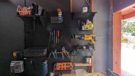 Wall Control Pegboard Standard Tool Storage Kit - Gray