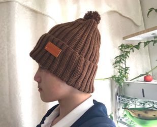 [BRAND NEW] HKF101 "Crown of Grace" Meticulously Hand-Knitted Beanie Hat